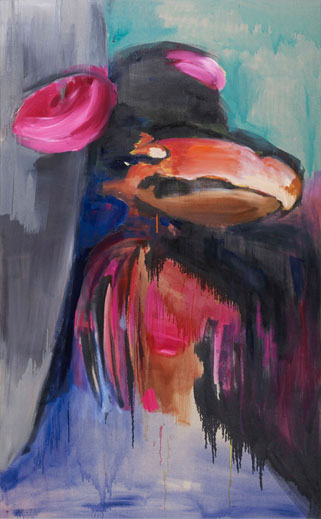 Night Opera oil on linen 240x150 2010